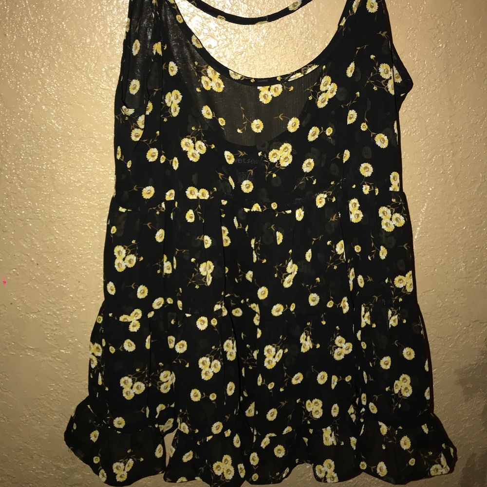 Sheer Sunflower Shirt🌻